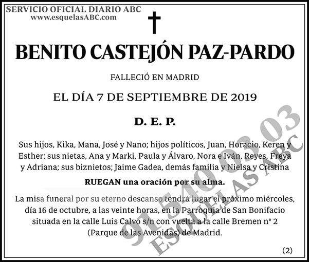 Benito Castejón Paz-Pardo