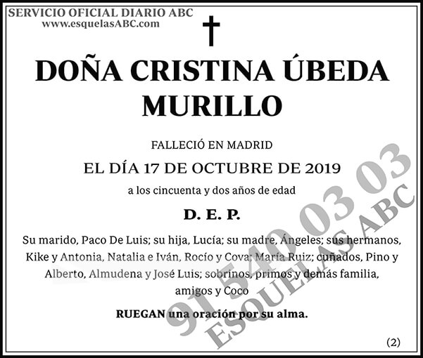 Cristina Úbeda Murillo