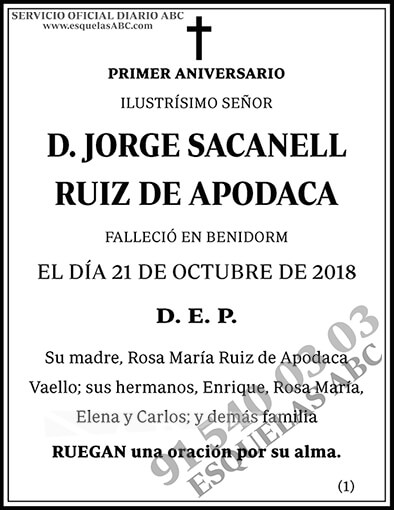 Jorge Sacanell Ruiz de Apodaca