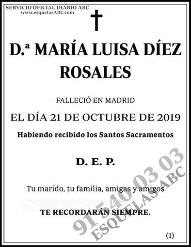 María Luisa Díez Rosales