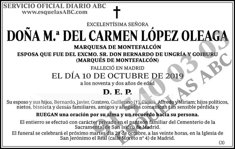 M.ª del Carmen López Oleaga