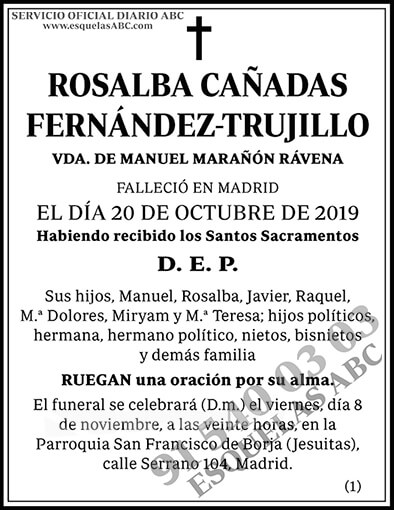 Rosalba Cañadas Fernández-Trujillo