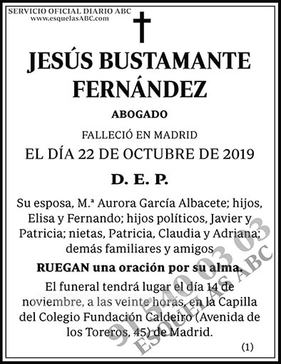 Jesús Bustamante Fernández