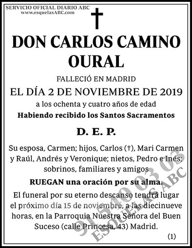 Carlos Camino Oural