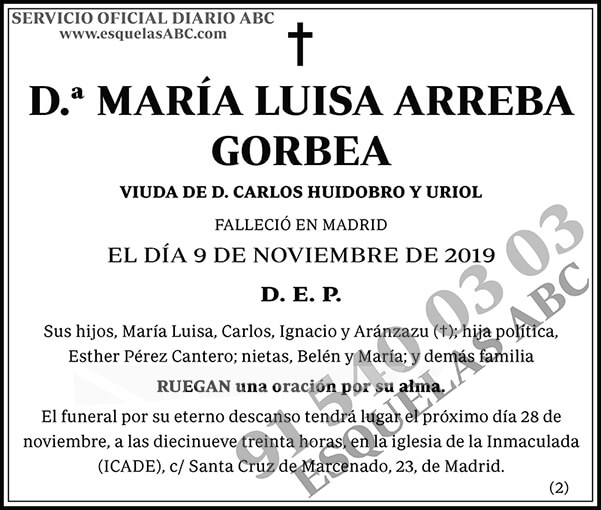 María Luisa Arreba Gorbea
