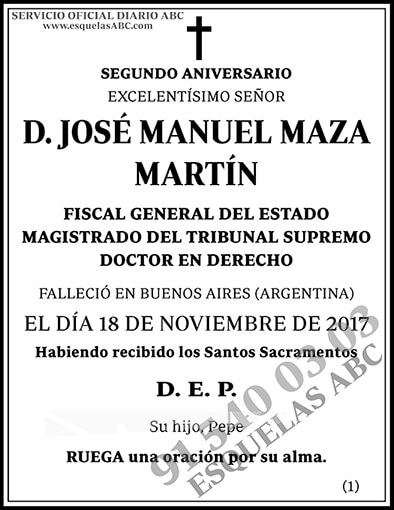 José Manuel Maza Martín