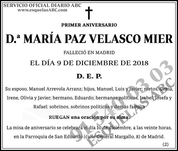 María Paz Velasco Mier