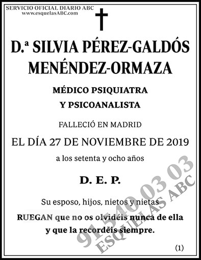 Silvia Pérez-Galdós Menéndez-Ormaza