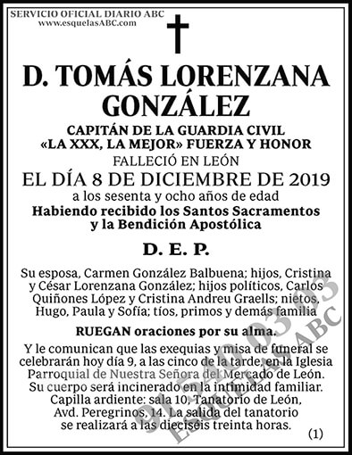 Tomás Lorenzana González