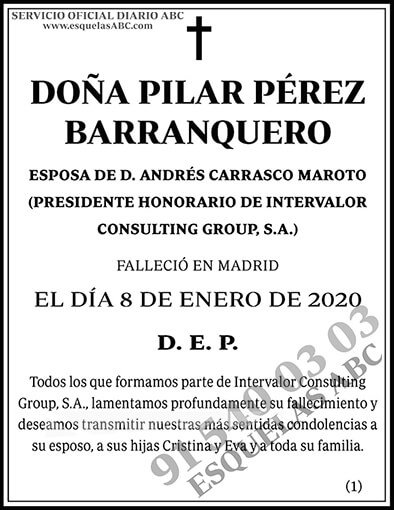 Pilar Pérez Barranquero