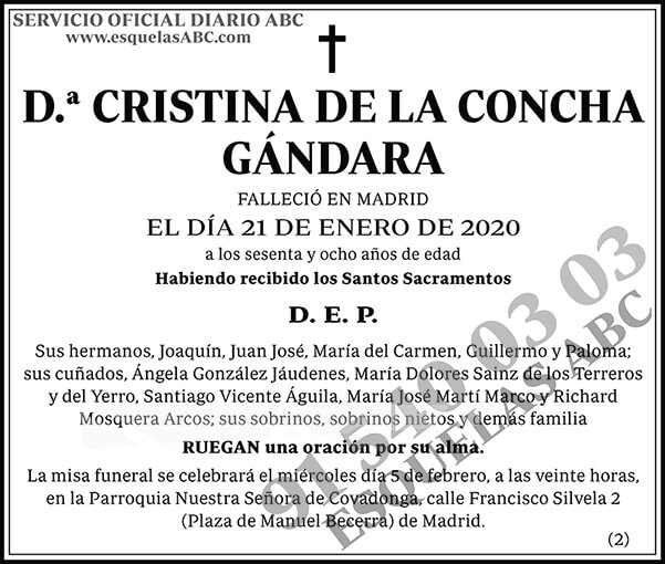 Cristina de la Concha Gándara