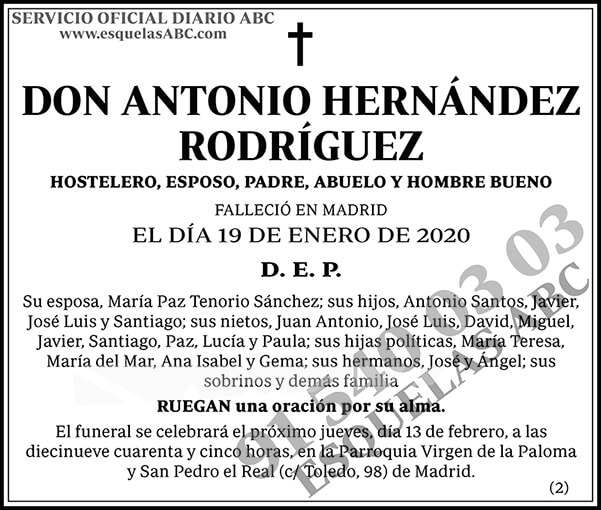 Antonio Hernández Rodríguez