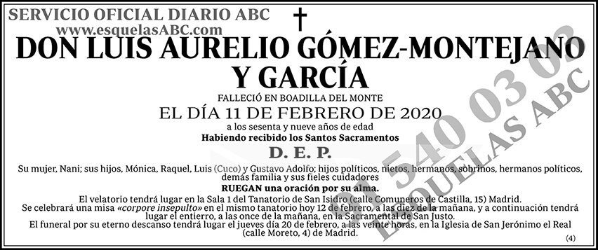 Luis Aurelio Gómez-Montejano y García