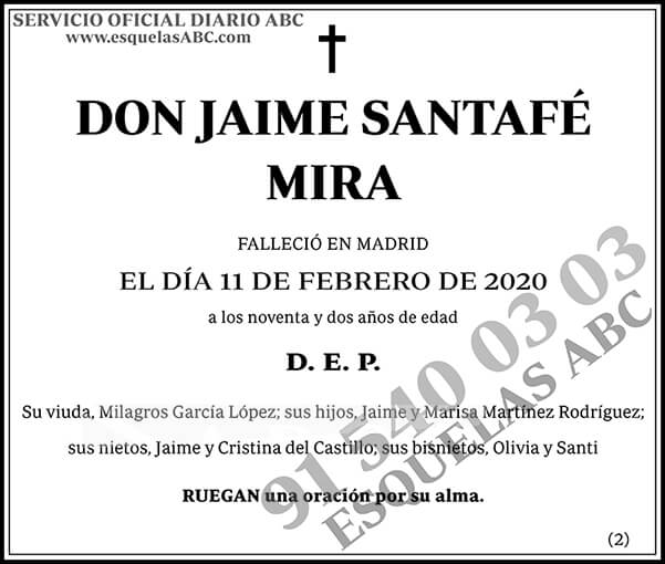 Jaime Santafé Mira