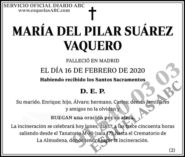 María del Pilar Suárez Vaquero