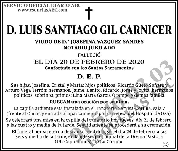 Luis Santiago Gil Carnicer